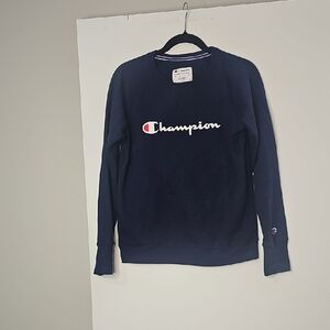 Champion Dark Blue Crewneck Sweater